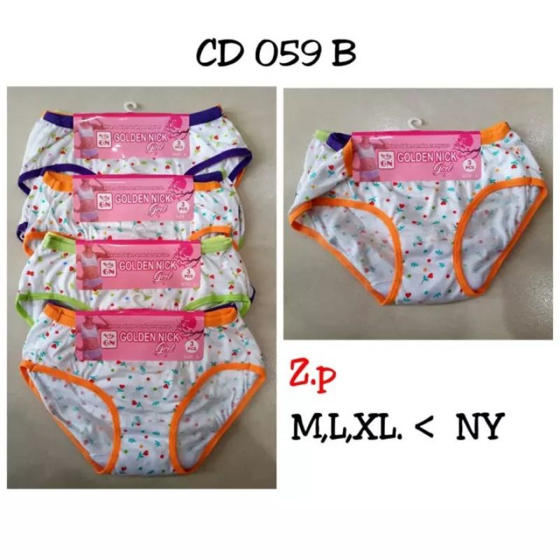 Agree Kids Celana Dalam Anak Cewek Motif 059B Size M-XXL
