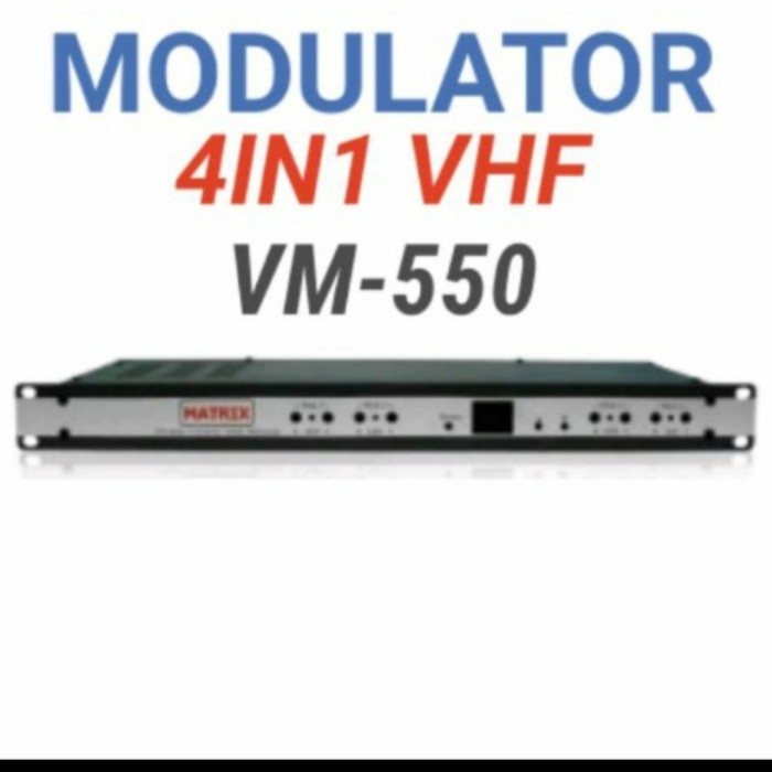 Modulator Matrix 4 channel VM 550D VHF TV Kabel 4 in 1 Matrix