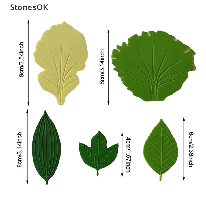 Set Cetakan Nori/Biscuit/Patty/Kue Hiasan Daun Partisi Separator Sekat Letuce Plastik Dekorasi Bento Ala Jepang Lucu Garansi 100% COD