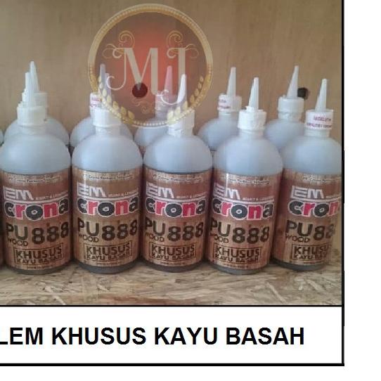 

Lem Kayu basah Crona PU Wood 888 500gram - 450gram
