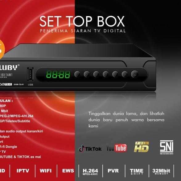 Set Top Box Luby 01 DVB T2 Siaran Digital Resmi SNI amp Postel - STB Luby 02