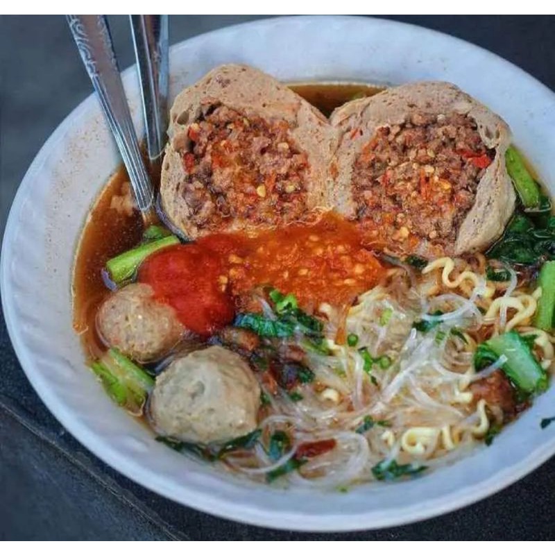 

Bakso Mix 3 in 1 (Bakso Urat + Bakso Mercon + Bakso Kecil) + Bumbu Kuah