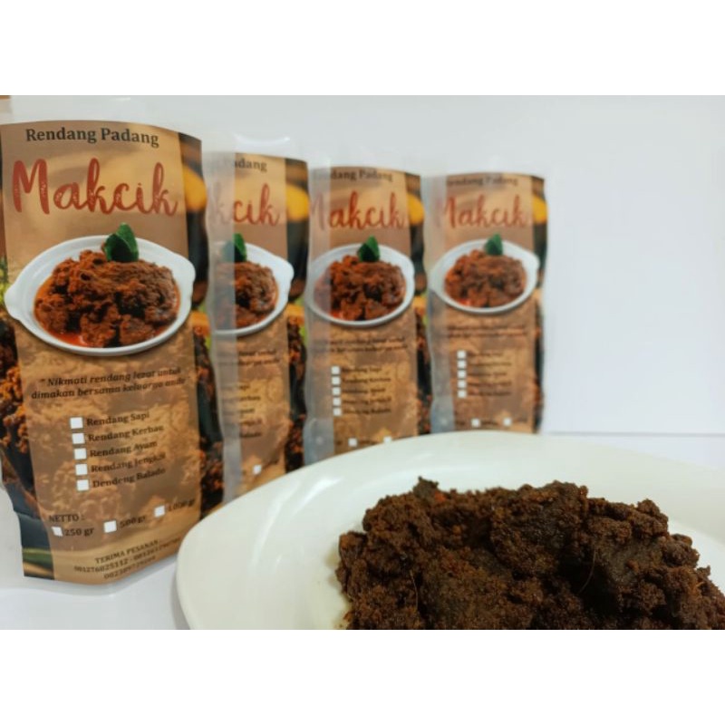 

PAKET COBA2 Rendang dan Dendeng sapi makcik