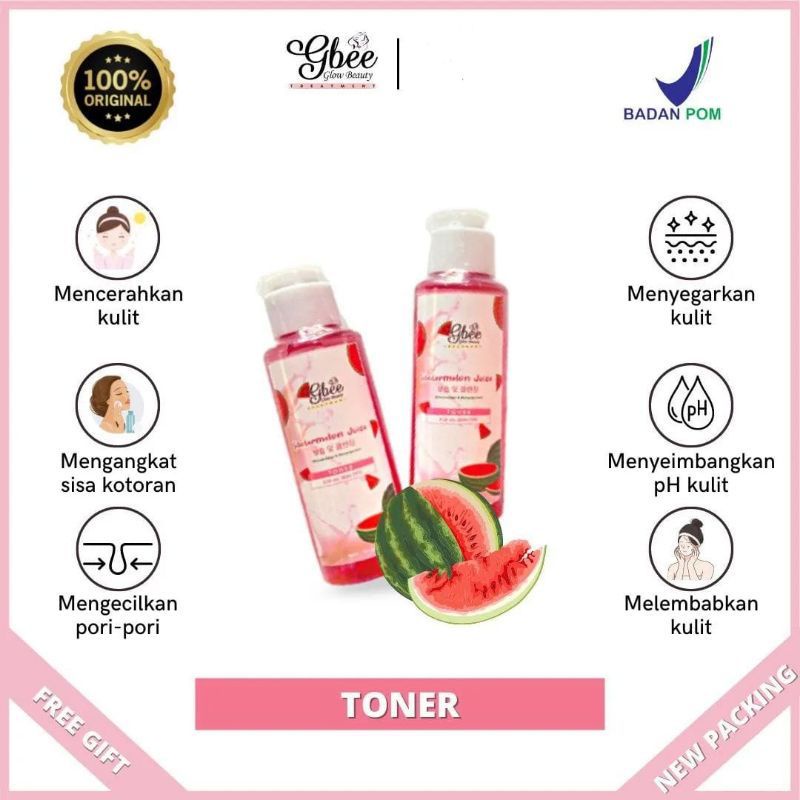 miffglow - Gbee glow beauty face toner watermellon toner