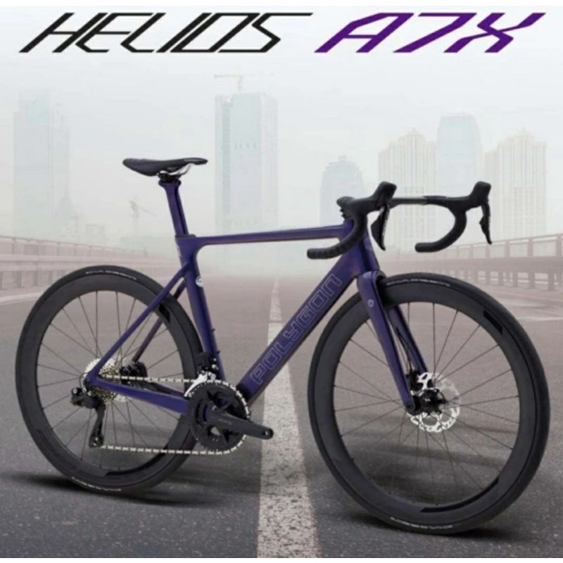 Sepeda polygon Helios A7X Roadbike Di2 Freeongkir P.Jawa & Luar pulau