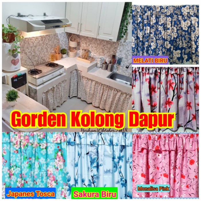 Gorden Gorden Kolong Dapur Minimalis