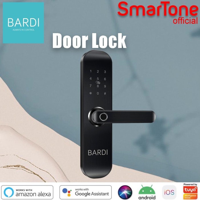 

Bardi Smart Home Door Lock Handle RFID-Fingerprint Waterproof IP54 CBG