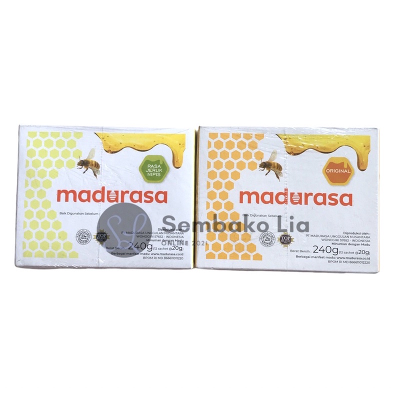 Madurasa Sachet Kotak Isi 12pc @25ml / Madurasa Box 12s