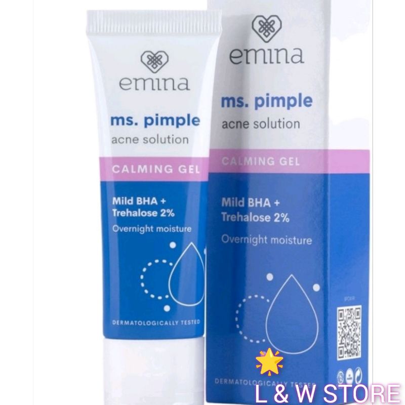 Emina Ms Pimple Acne Solution Calming Gel 20ml