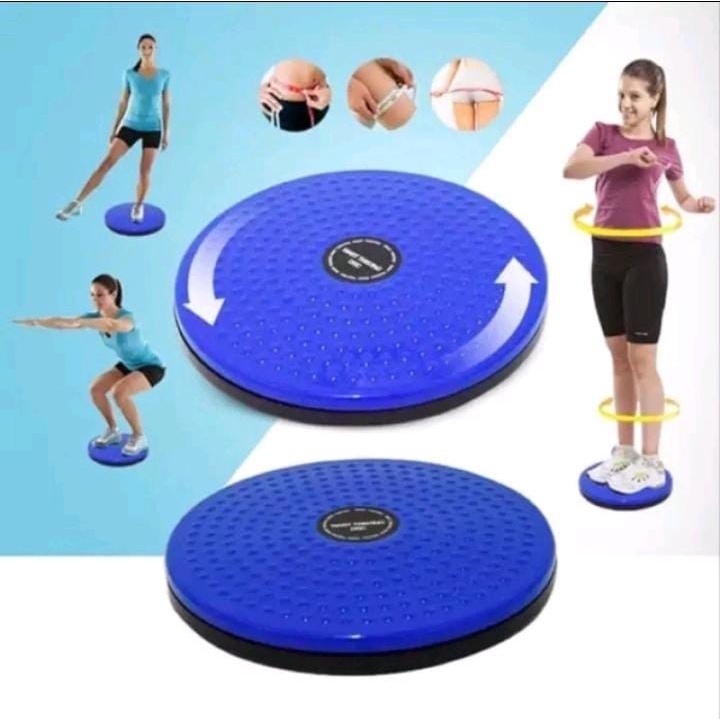 Waist Twisting Disc Alat Olahraga Putar Pelangsing Tubuh Pengecil Perut Pinggang Piringan Senam Pengencang Bokong