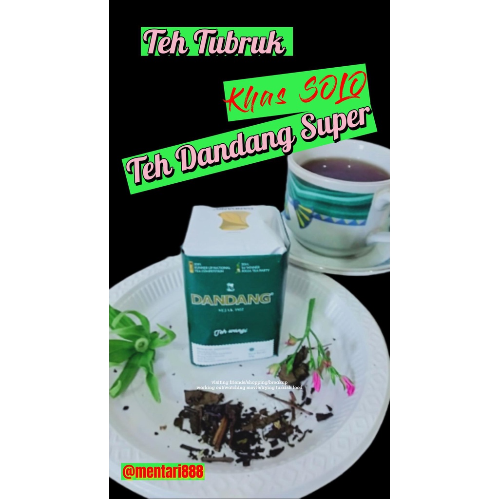 

TEH TUBRUK CAP DANDANG HIJAU SUPER PREMIUM 65gr KHAS SOLO