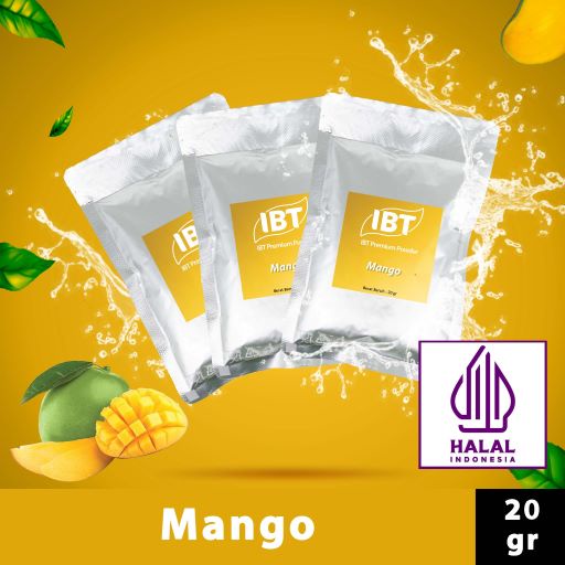 

Bahan Minuman Bubuk Mango Mangga IBT All-Purpose Powder Sachet