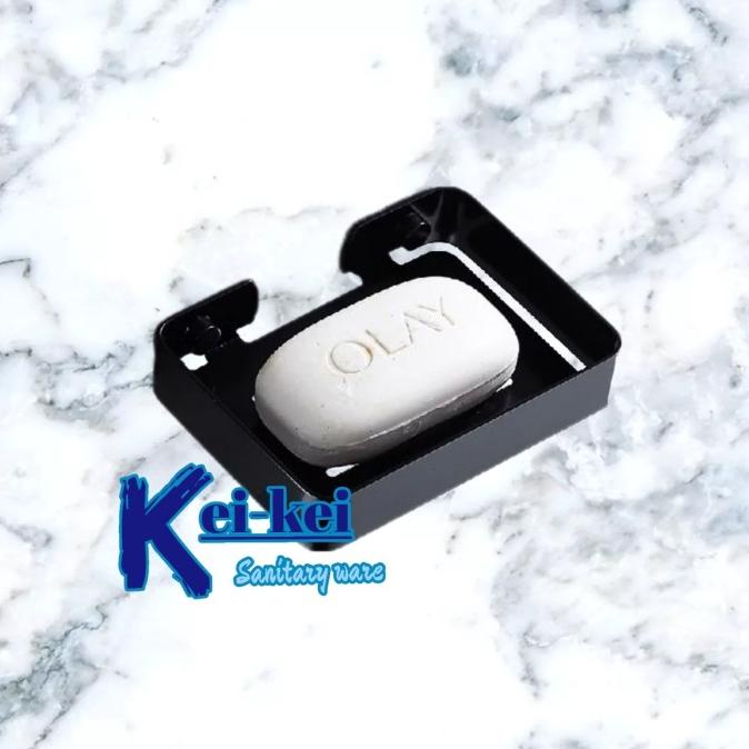 Rak sabun stainless-Hitam