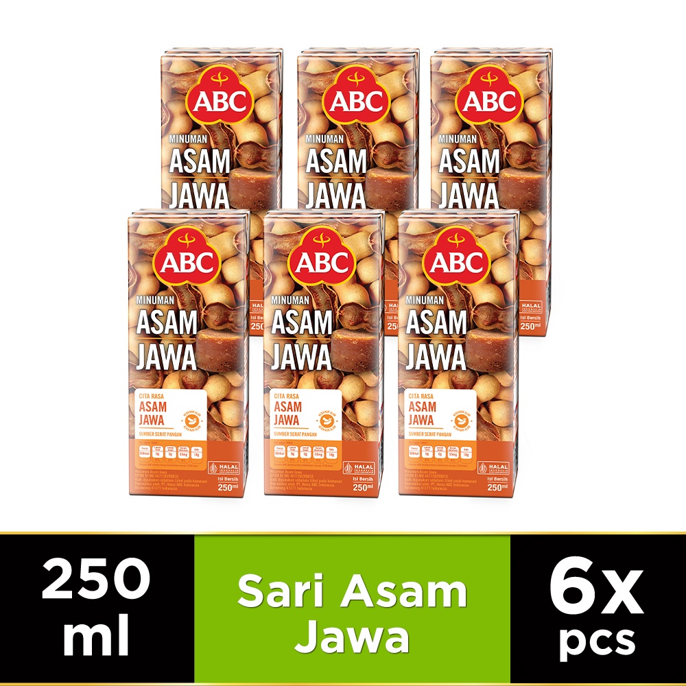 

ABC Minuman Sari Asam 250 ml - Multipack 6 pcs