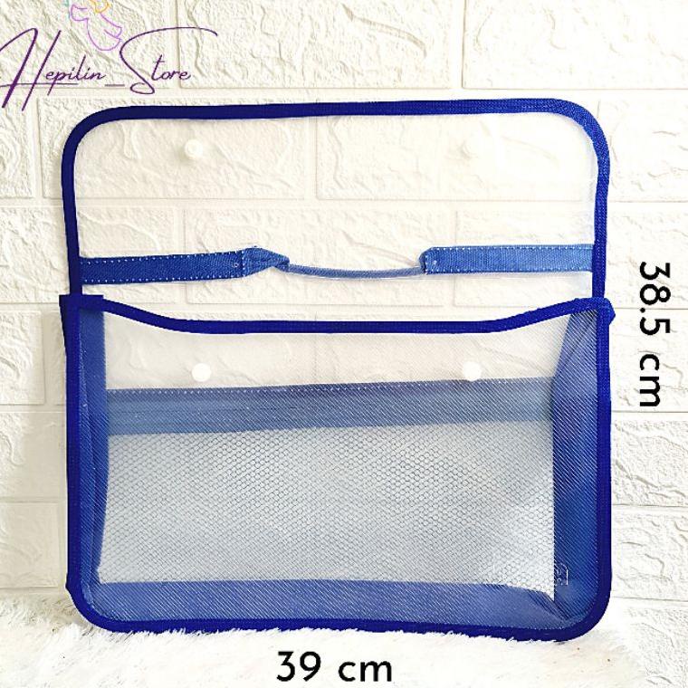 

ㆆ Map Kancing 2 Resleting Belakang / Map Tas Tenteng Kancing / Carry File ☣