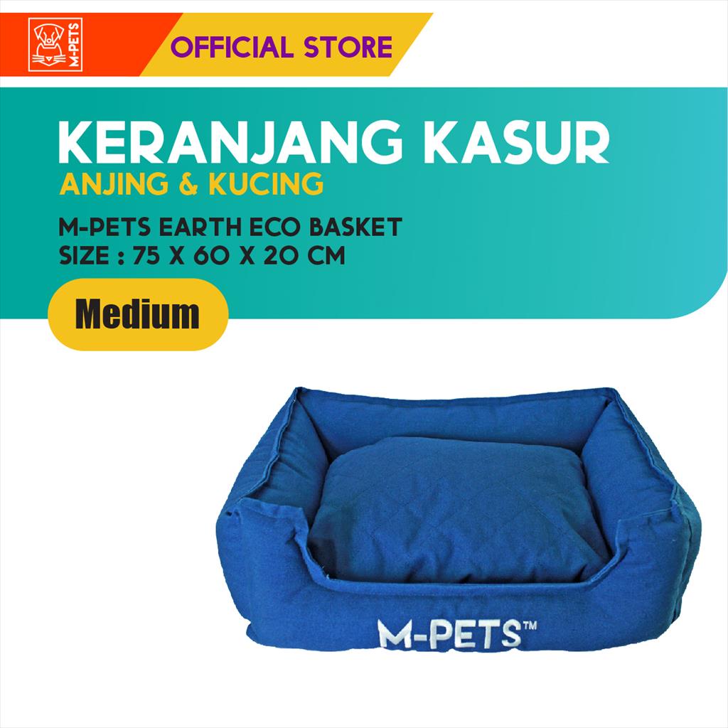 M-Pets Earth Eco Basket Size M / Kasur Tempat Tidur Kucing Anjing