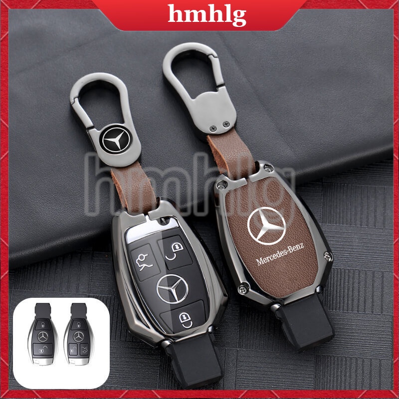 [Available]  For Mercedes Benz GLC GLK GLA CLA W205 W212 AMG AMG GLC C C200 B200 S C E Class W213 Car Key Cover KeyChain Fob Case Holder Car Key Cover Case