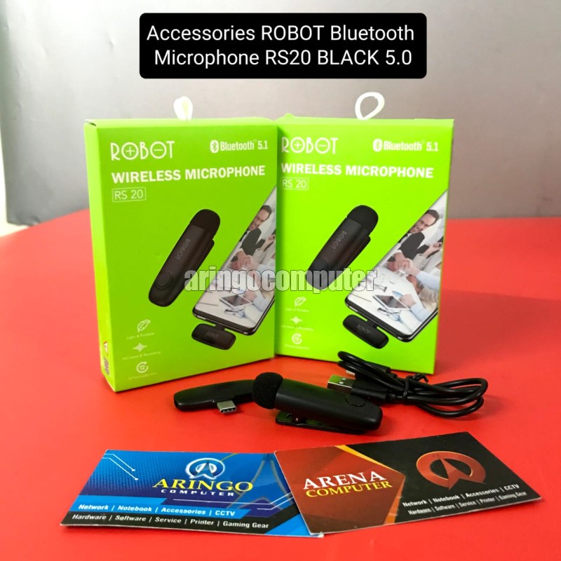 Accessories ROBOT Bluetooth Microphone RS20 BLACK 5.0