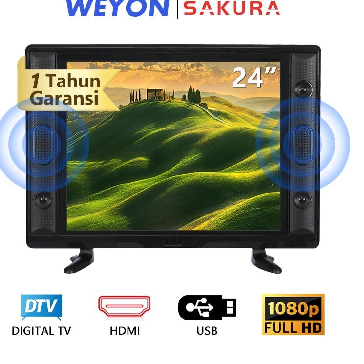 Harga Bersahabat Weyon Sakura tv led Monitor 24 inch layar komputer Gaming Monitor Digital tv(TCLG-S