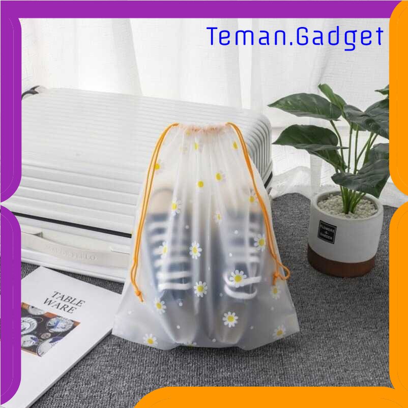 TG-TRV Kantong Pouch Plastik Serut Organizer Drawstring Bag Size XL 30x35cm - VB-71