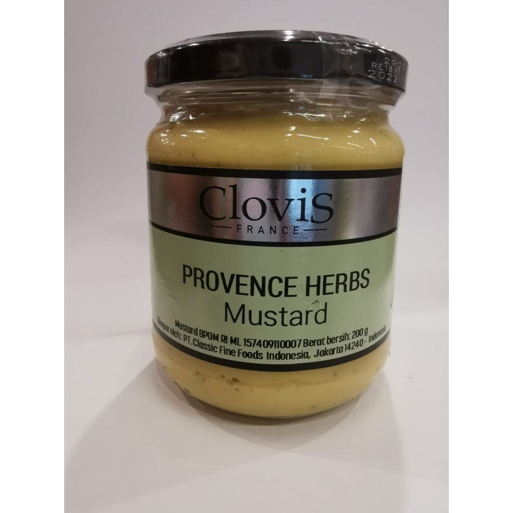 

clovis mustard provence herbs 200gr | bumbu | masak