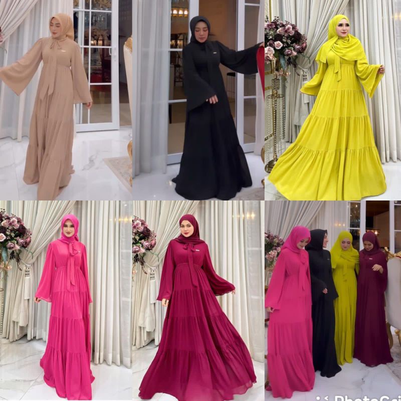 Dress Sifon Polos Shellasukia