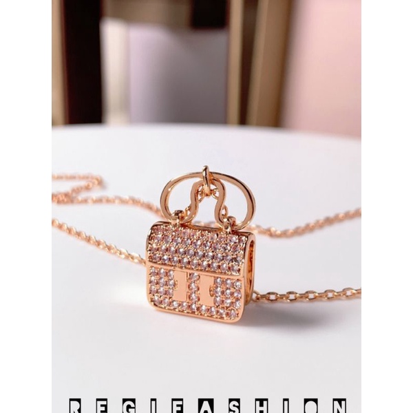 KALUNG TITANIUM WANITA LIONTIN TAS KALUNG WANITA KOREA MODEL TERBARU