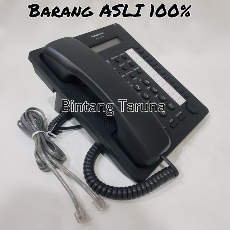 Telepon Kabel Panasonic KX-AT7730 Proprietary Keyphone Panasonic KX-AT7730 Telepon AT7730 (Hitam)