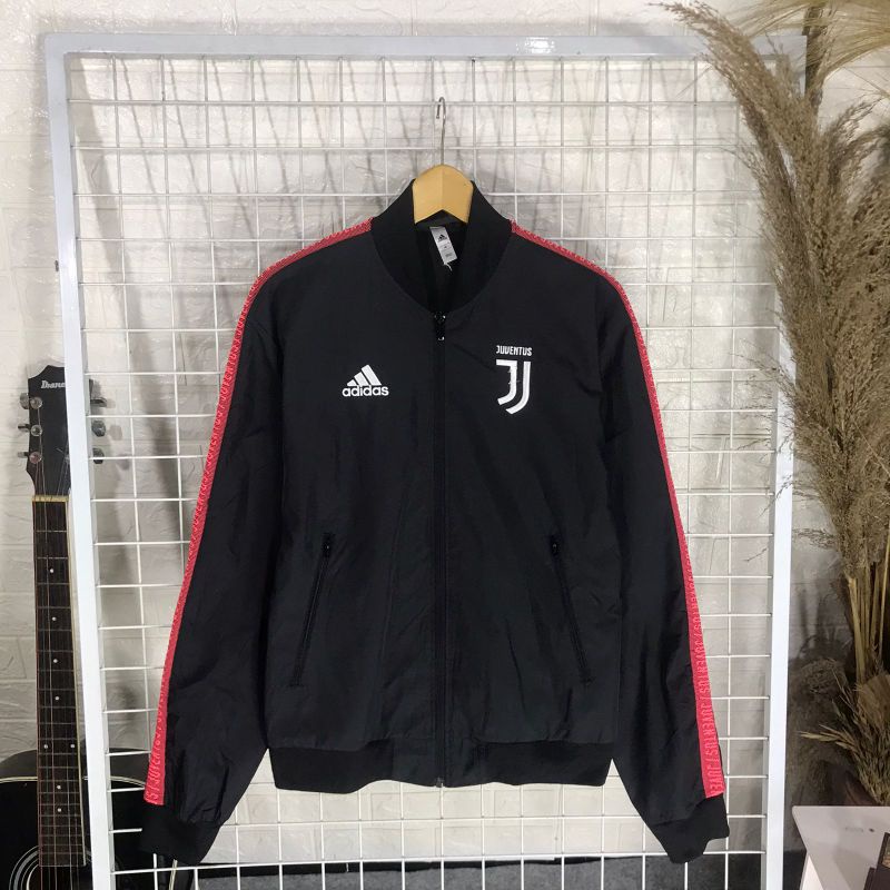 jaket bomber parasut adidas x Juventus official second original taped