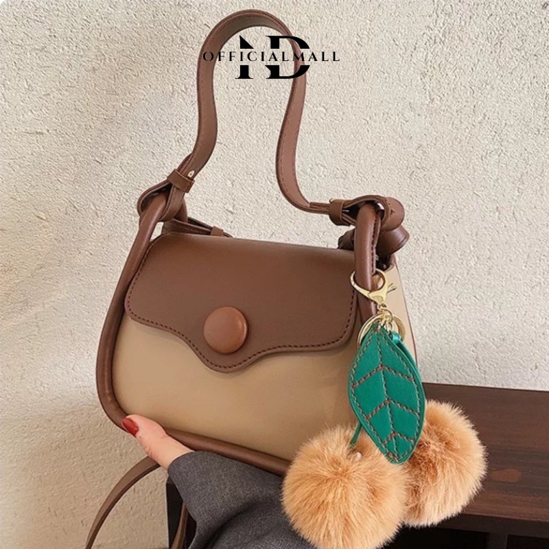 TAS SELEMPANG WANITA STARLA FASHION 3419 (TANPA GANTUNGAN POM-POM)