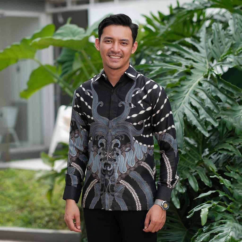 SOLO BATIK - Kebaya Modern Kebaya Tunangan Dan Lamaran Terbaru Kemeja Pria Lengan Panjang Size M,L,XL Kebaya Batik Couple Jessica Brokat Tulle Payet Mutiara Mix Satin Halus Allsize Termurah