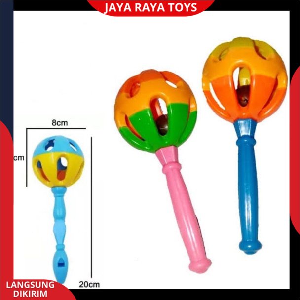 Kerincingan pagoda lolipop mainan bayi mainan krincingan Bola Bayi Anak Anak Krincingan anak murah sni