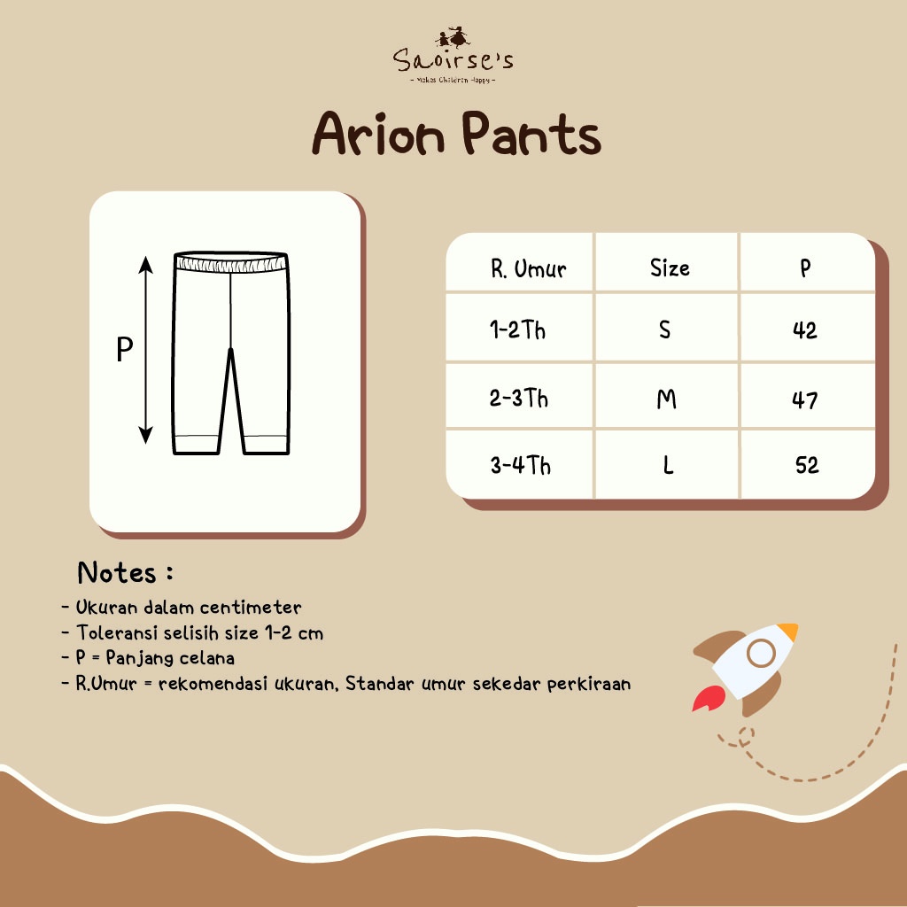 Saoirse's Arion Pants - Celana Panjang Anak Laki-laki