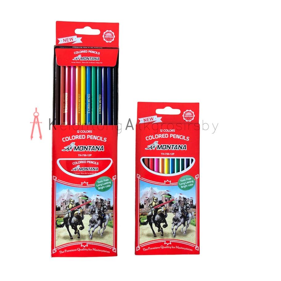 

⇔ Pencil / Pensil Warna Montana 12 Warna Panjang / Montana Colour Pencil ⏎