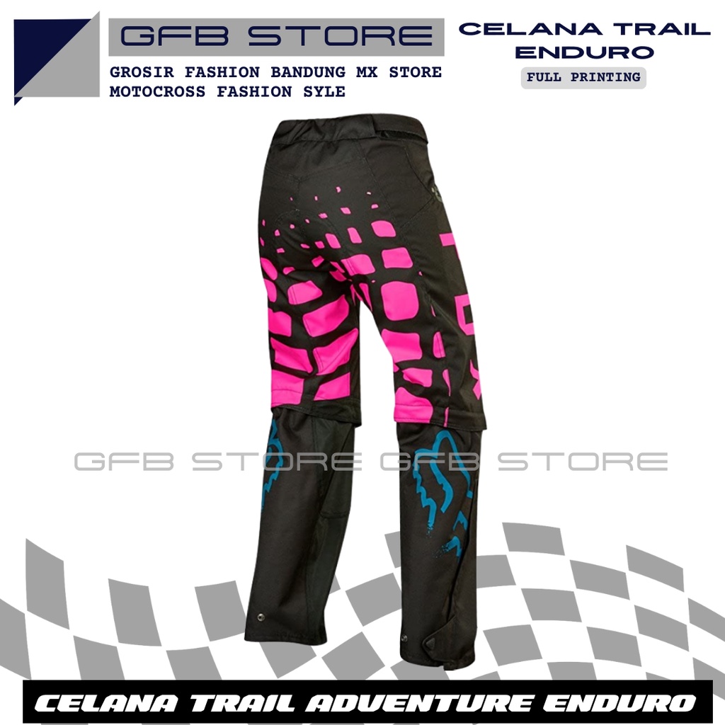 Celana Trail Enduro Adventure Motocross Gas track lingkar besar