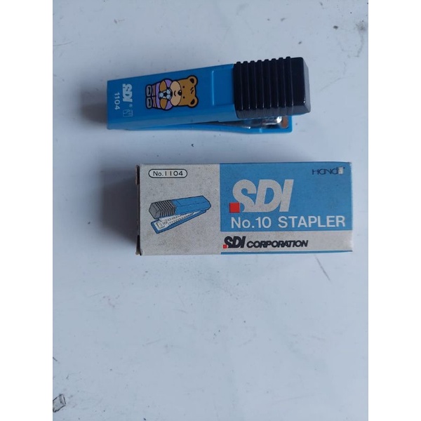 

[BOX ISI 12] STAPLER SDI NO.10 1104 SDI CORPORATION ORIGINAL BARANG BAGUS