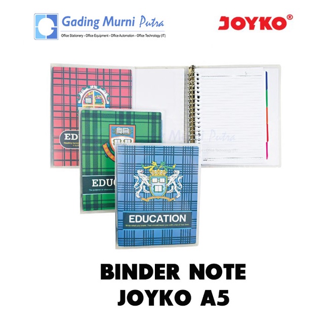 Buku Notebook Binder Note JOYKO A5