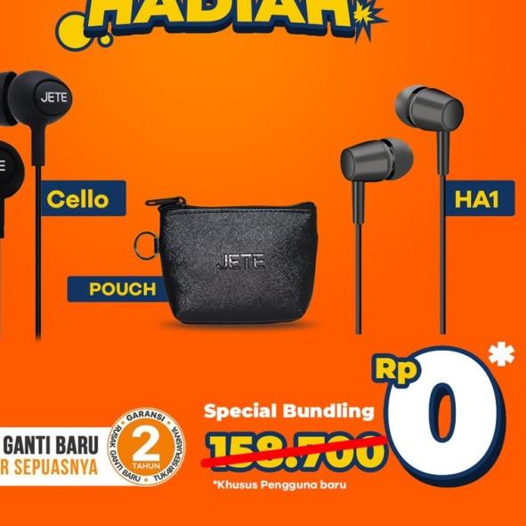 [Bundling] Headset JETE Cello + Pouch Headset + Headset JETE HA1