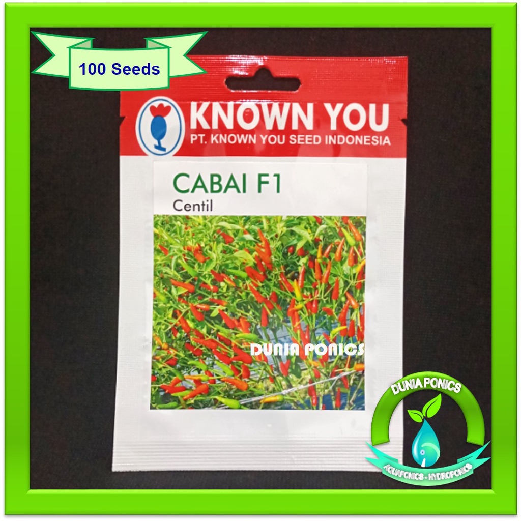1 Pack Benih Bibit Cabai Cabe Rawit CENTIL Known You Seed 100 Butir Seed
