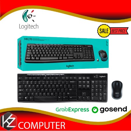 LOGITECH WIRELESS COMBO KEYBOARD MOUSE MK270 MK 270