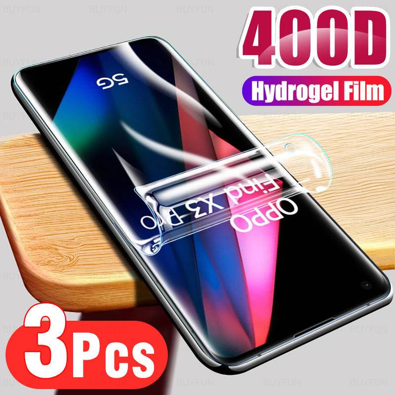 1-5pcs Pelindung Layar hydrogel Untuk Oppo Find X3 Pro Lite Neo