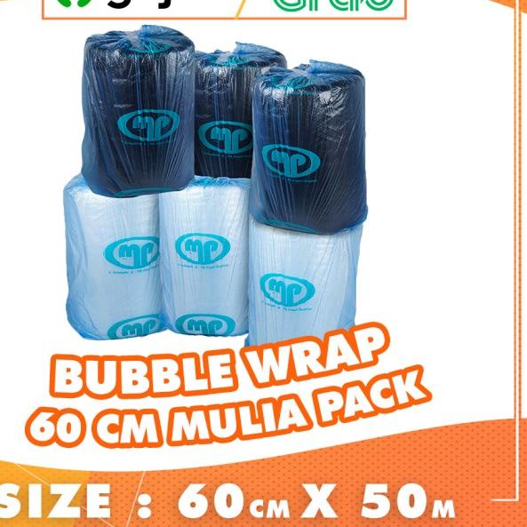 

BUBBLE WRAP ROLL 60CM X 50 METER HITAM PUTIH BUBLE WRAP MULIAPACK - Mega 60cm Putih