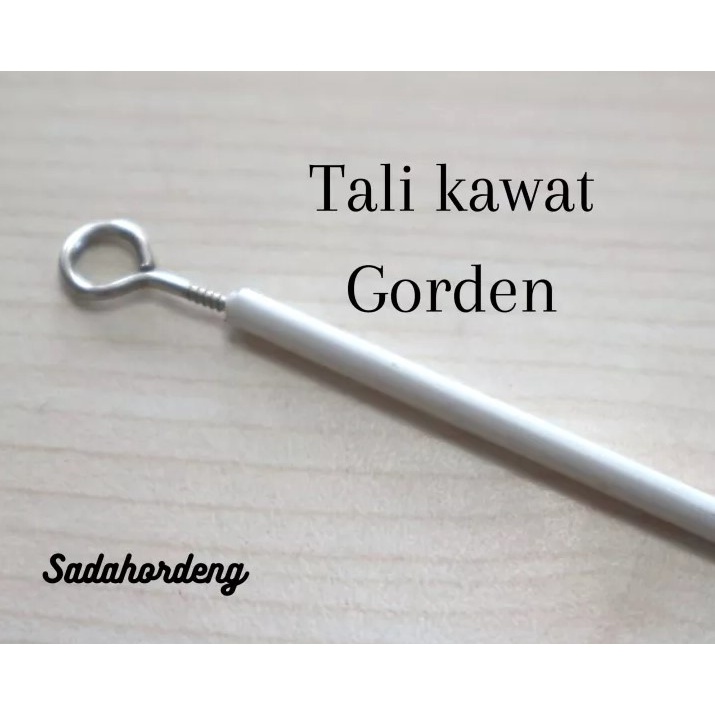 KAWAT SPIRAL GORDEN KOLONG DAPUR PER 10CM | TALI SPIRAL KAWAT UNTUK GORDYN KORDEN HORDENG SLAMBU SELAMBU KOLONG DAPUR, JENDELA, PINTU, KUPU KUPU VITRAGE SPIRAL