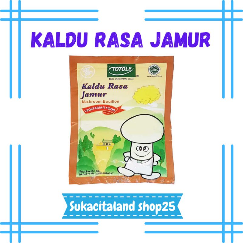 

kaldu rasa jamur totole 80 gram & 200 gram | penyedap rasa | kaldu jamur | vegan food | mushroom powder
