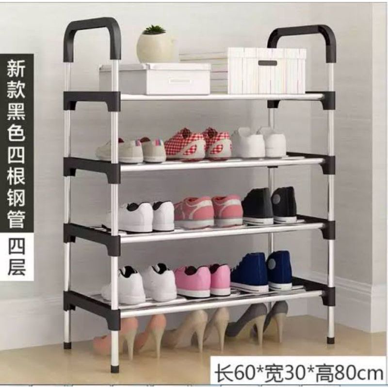 Rak Sepatu 5 Susun Pipa Aluminium