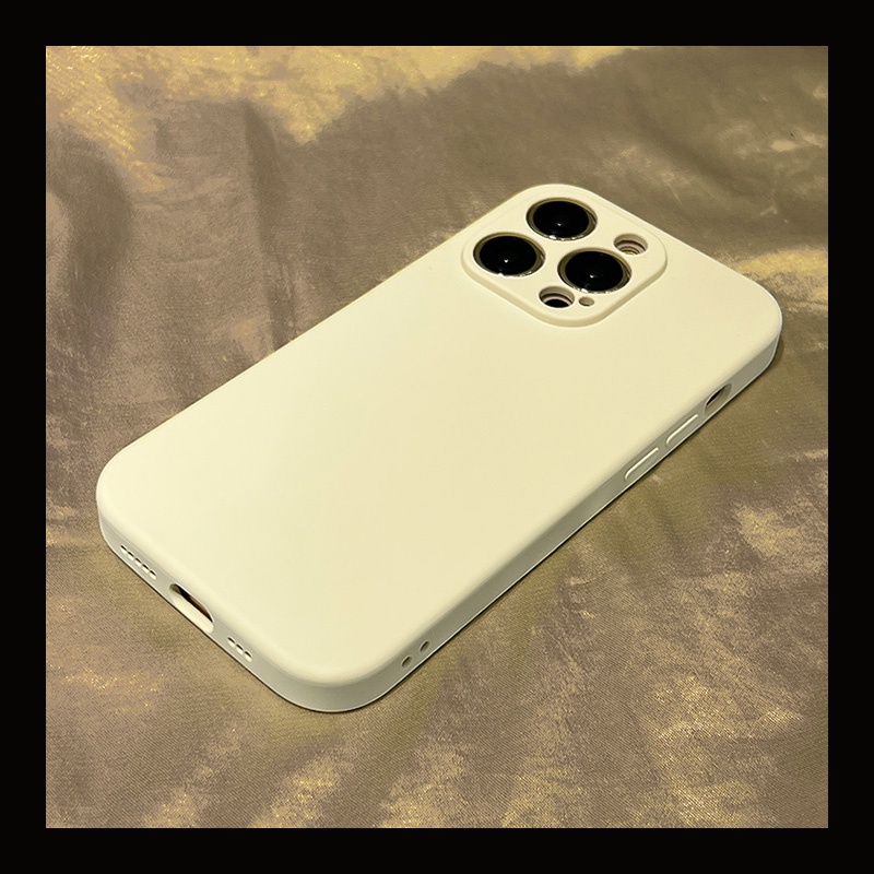 Casing Hp Hitam Premium Untuk iphone 14 Pro Max14 plus Casing Ponsel Kotak 13 Pro Max12 Pro 11 Pro max xr x/Xs7 8 plus Casing Ponsel Silikon flocking