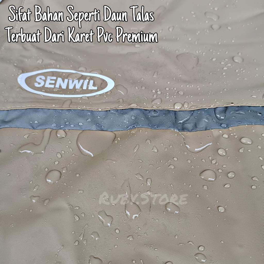 Jas Hujan Mantel Pria Wanita Dewasa Bahan Pvc Tebal Original Mantol Setelan Cewek Cowok Raincoat Motor Anti Rembes Kuat Best Quality