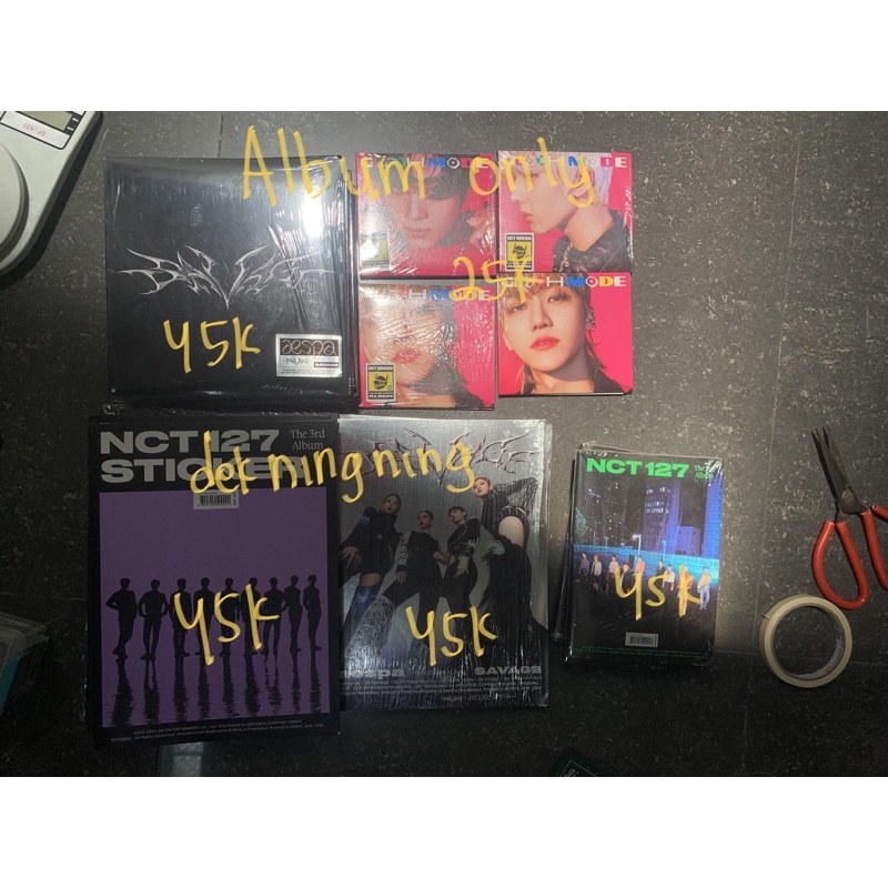 album only nct dream nct 127 aespa seoul sticker photobook digipack jisung jaemin haechan savage pho
