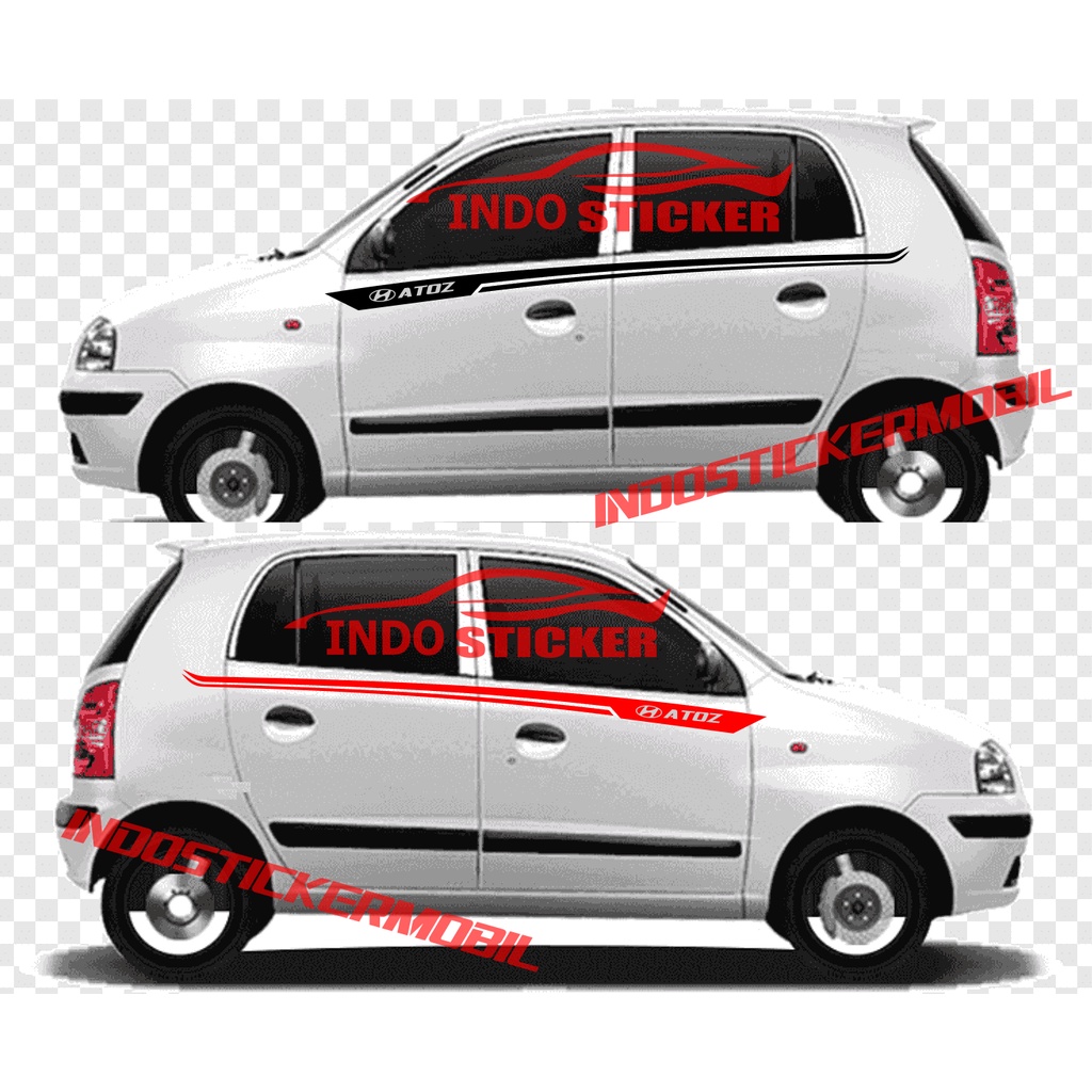 STICKER MOBIL ATOZ STICKER STIKER MOBIL HYUNDAI ATOZ MINIMALIST