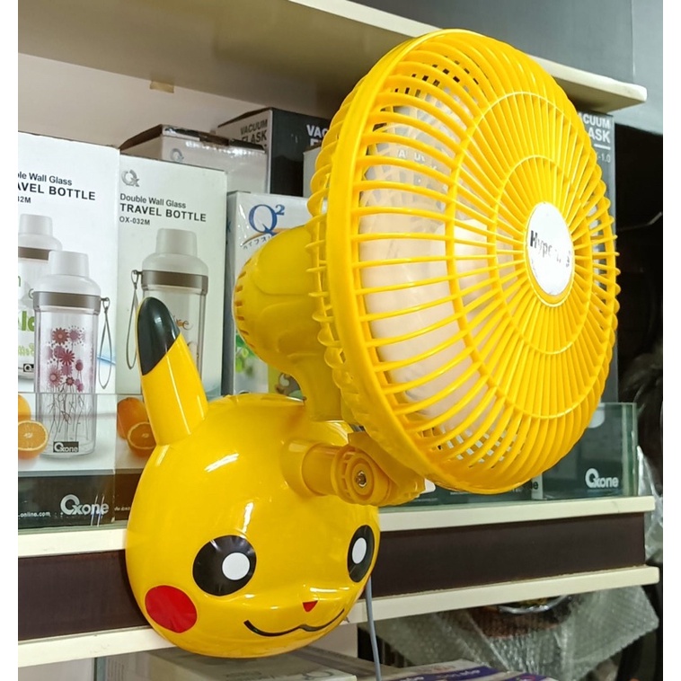 KIPAS ANGIN HYPERLITE 8 Inch KIPAS ANGIN MEJA Kipas Angin Listrik Karakter Meja Dinding - Desk Wall Fan 2 IN 1